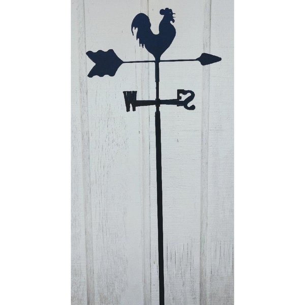The Lazy Scroll Rooster Chicken Garden Mount Weathervane roosterin